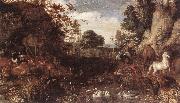 Roelant Savery Garden of Eden oil painting on canvas